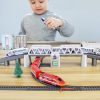 Electric High Speed Railway Harmony Track Train Toy Boy Assemble Diy Train High Speed Rail Set Children'S Birthday Christmas Toy