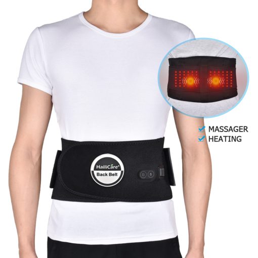 Infrared Heat Back Belt Massage Therapy Back Belts Herniated Disc Scoliosis Back Pain Lower Support Brace Spine Lumbar Support