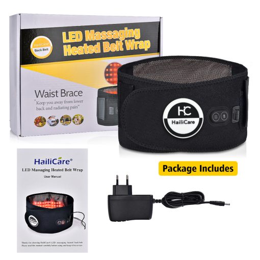 Infrared Heat Back Belt Massage Therapy Back Belts Herniated Disc Scoliosis Back Pain Lower Support Brace Spine Lumbar Support