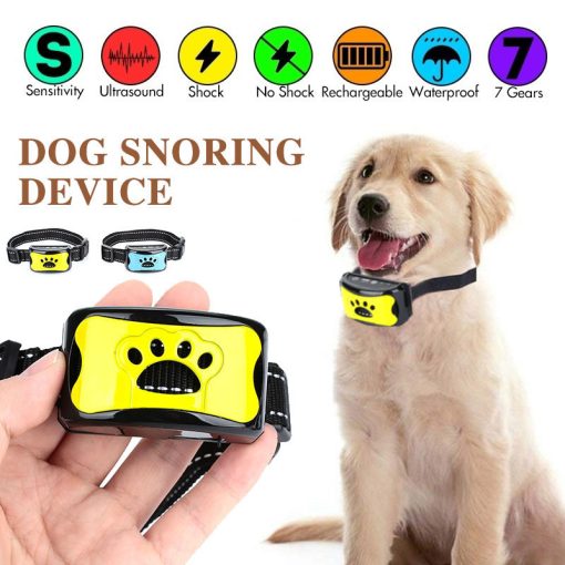 Pet Dog Anti Bark Device Usb Electric Ultrasonic Dog Training Collar Dog Stop Barking Vibration Anti Bark Collar Pet Supplies