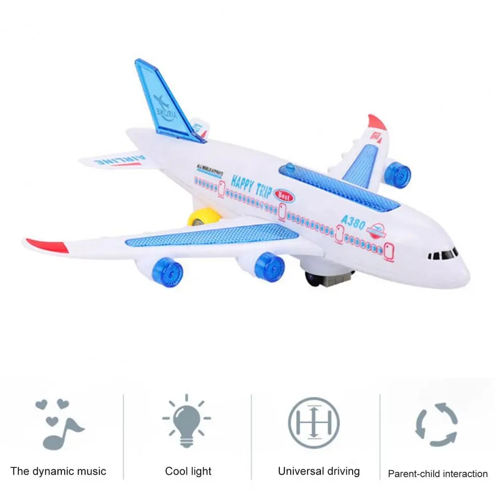 Toy Airplane Model With Lights And Music For Kids