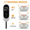 Waterproof Dog Training Collar Remote Dog Shock Collar Electric Rechargeable Safe Pet Anti Bark Training Device