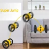 2.4G Rc Stunt Bounce Car With Wifi Hd Camera Jumping Car Flexible Wheels Rotation Led Light Remote Control Vehicle Toys Gift