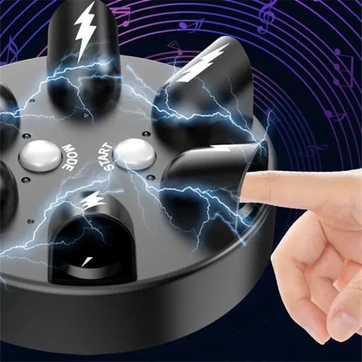 Lucky Finger Lie Detector Electric Shock Finger Game Machine Kids Electric Shocking Roulette Lie Detector Punishment Props Tric