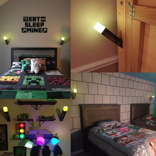 Luz Led Recargable Para Decoración De Habitación De Niños, Lámpara De Luz De Noche Con Usb, Ideal Para Regalo De Navidad Y Fiesta