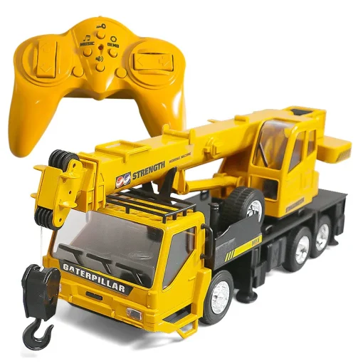 Rc Toys For Kids Lift Construction Engineering Simulate Crane Model Trucks Car Remote Control Alloy Transporter Children'S Gift