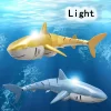 Rc Shark Robot Children Pool Beach Toy For Kids Boys Girl Fun Water Spray Simulation Whale Animals Submarine Remote Control Fish