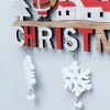 Wooden Christmas Door Hanging Oranments Wall Xmas Dec Merry Christmas Decor For Home Happy Year Naviidad Door Pendants