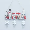 Wooden Christmas Door Hanging Oranments Wall Xmas Dec Merry Christmas Decor For Home Happy Year Naviidad Door Pendants