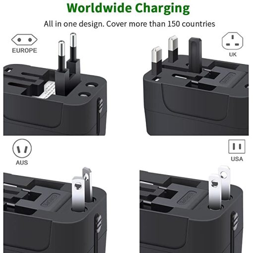 Universal Travel Adapter With 2 USB Ports