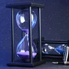 2023 30 Minutes Wooden Hourglass Sand Timer Modern Sandglass Gift Tea Clock Timers Kitchen Home Decoration Sand Clock