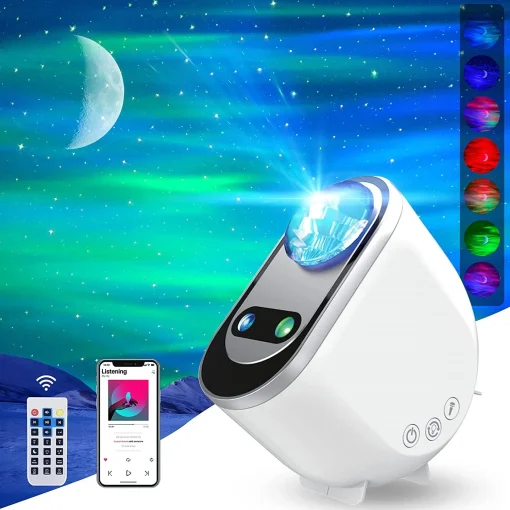 Aurora Borealis Starlight Projectors Led Galaxy Star Atmosphere Galaxy Night Light Home Bedroom Sky Moon Lamp Room Decor Gift