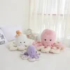 Cute Octopus Cushion Pendant Plush Stuffed Cushion Toy Soft Sea Animal Sofa Home Decor Creative Animal Doll Children Baby Gifts