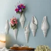 Simple Modern Three-Dimensional Conch Bar Wall Decoration Wall Vase Flower Device Creative Background Home Decoration