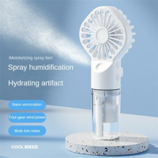 Handheld Mist Fan Battery Operated11