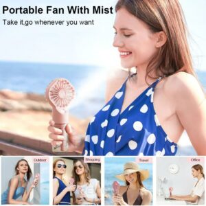 Handheld Mist Fan Battery Operated4