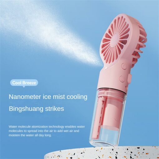 Handheld Mist Fan Battery Operated7