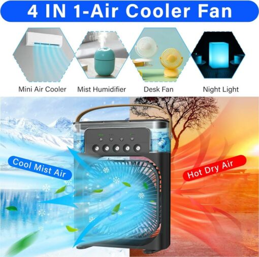 Portable Air Conditioner Cooling Fan Mini - USB Portable Aircon1